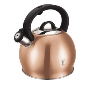 Chaleira Inox com apito 3L Rose Gold Berlinger Haus