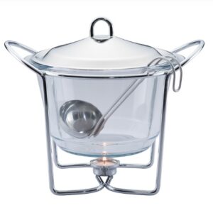 Aquecedor de Alimento Rechaud Vidro 4L Eternal Berlinger Haus