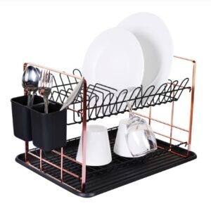 Escorredor de louças Black Rose Gold Berlinger Haus