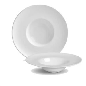 Prato Para  Massa Branco Cerâmica Scalla
