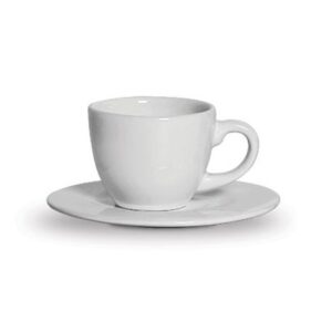 Jogo Xícara  De Café Com Pires 12 Peças Cerâmica Scalla