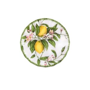 Jogo 4 Pratos De Sobremesa Positano Cerâmica Scalla