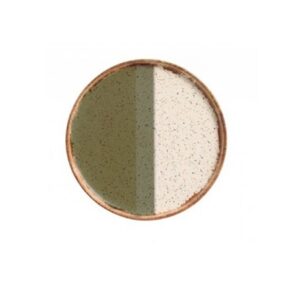 Jogo 6 Pratos De Sobremesa Colors Verde Cerâmica Scalla