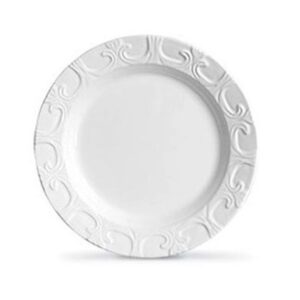 Jogo Prato Sobremesa Ceramica Colonial 6 Peças Scalla