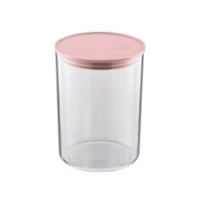 Organizador Hermético Translúcido 1,4 Litros Com Tampa Rosa