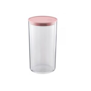 Organizador Hermético Translúcido 1,9 Litros Com Tampa Rosa
