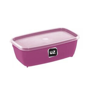 Pote Multiuso Retangular Magenta 1,5litros
