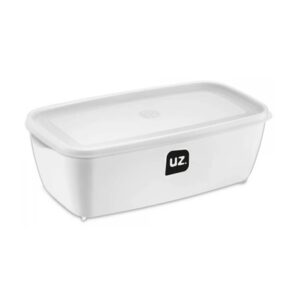Pote Multiuso Retangular Branco 3 Litros