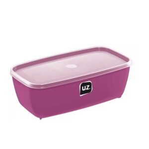 Pote Multiuso Retangular Magenta 3 Litros