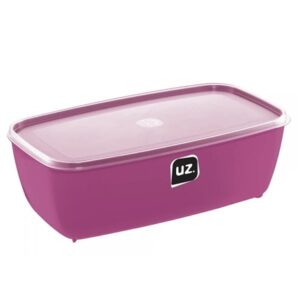 Pote Multiuso Retangular Magenta 5 Litros