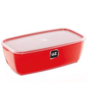 Pote Multiuso Retangular Vermelho 5 Litros