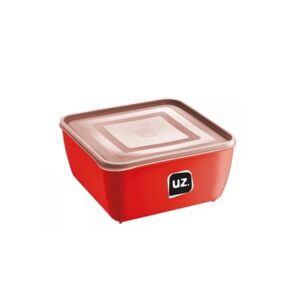 Pote Multiuso Premium Quadrado Vermelho 500ml