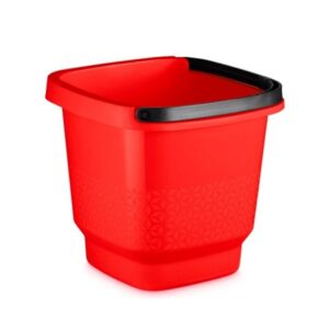 Balde Slim com Alça 8,5 Litros Vermelho