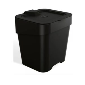 Lixeira de Pia Slim 2,5 Litros Preto