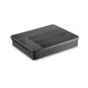 Organizador Multiúso com Tampa Preto