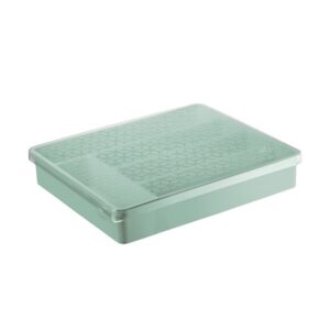 Organizador Multiúso com Tampa Verde Menta