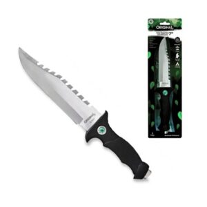 Faca Esportiva Inox 7 Polegadas Com Bússola E Bainha